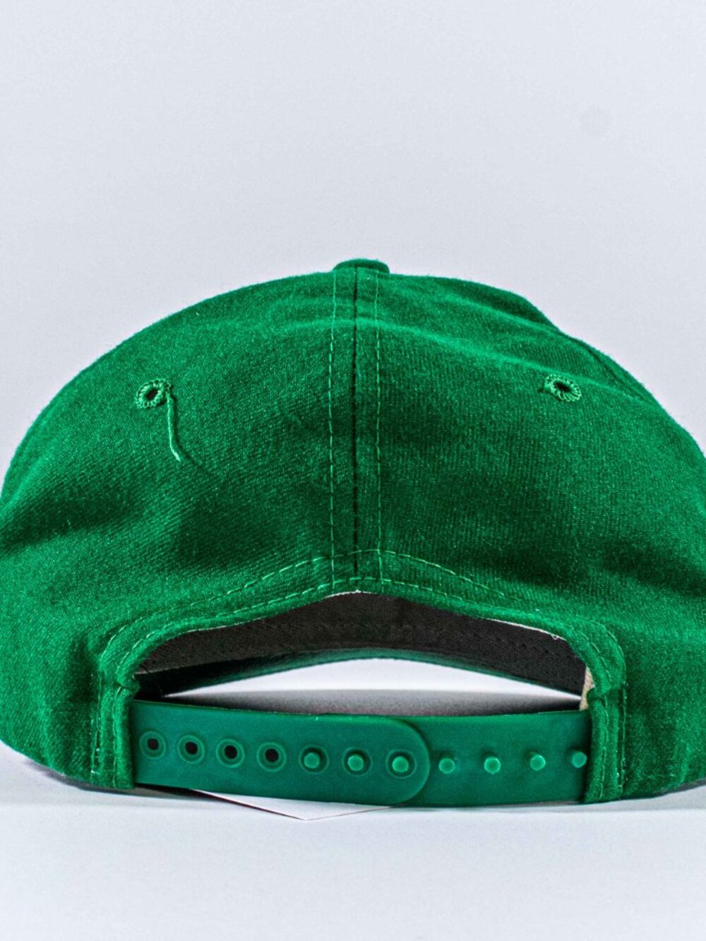 Vintage New Era Pro Model Hat M Logo Snapback 80s 90s Rare Green Blue - Picture 4 of 11